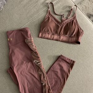 Pink workout set